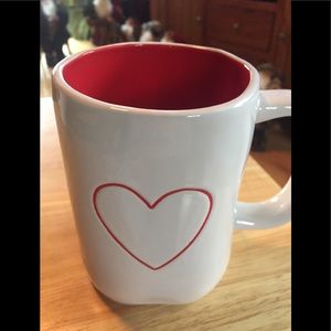 Rae Dunn Red heart mug